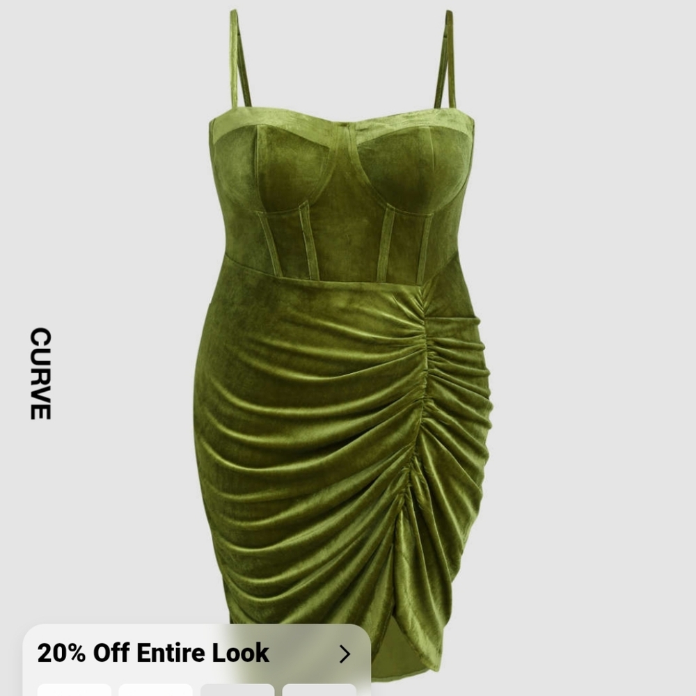 Velvet Cider Bombshell Dress